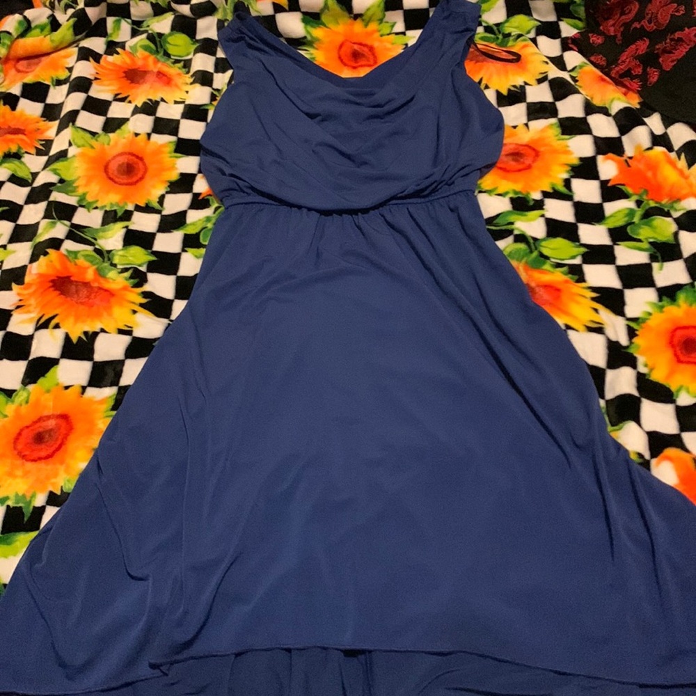 Blue dress